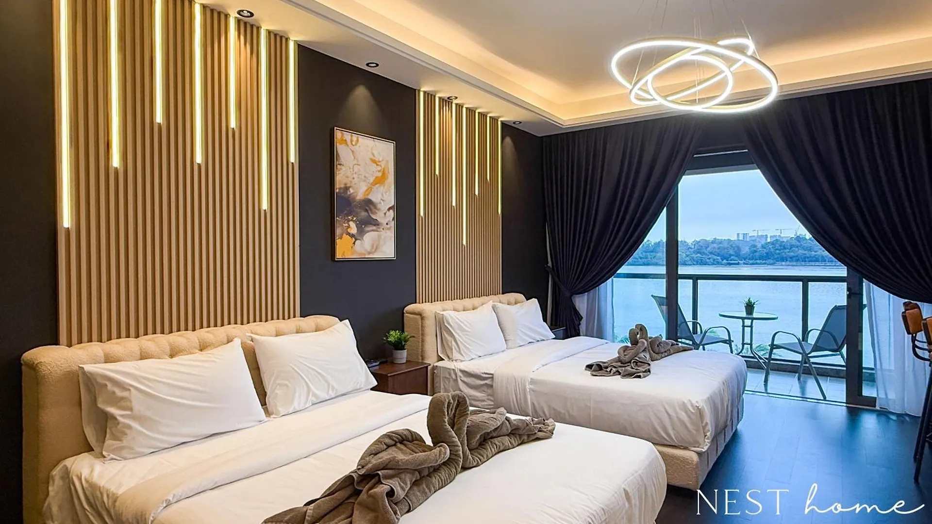 R&F Princess Cove By Nest Home At Τζόχορ Μπάχρου Διαμέρισμα